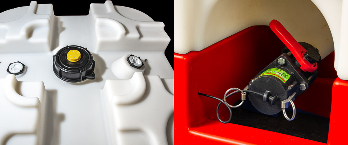 ts-parts Tuff Cube Max details - Top Cap and Dog House