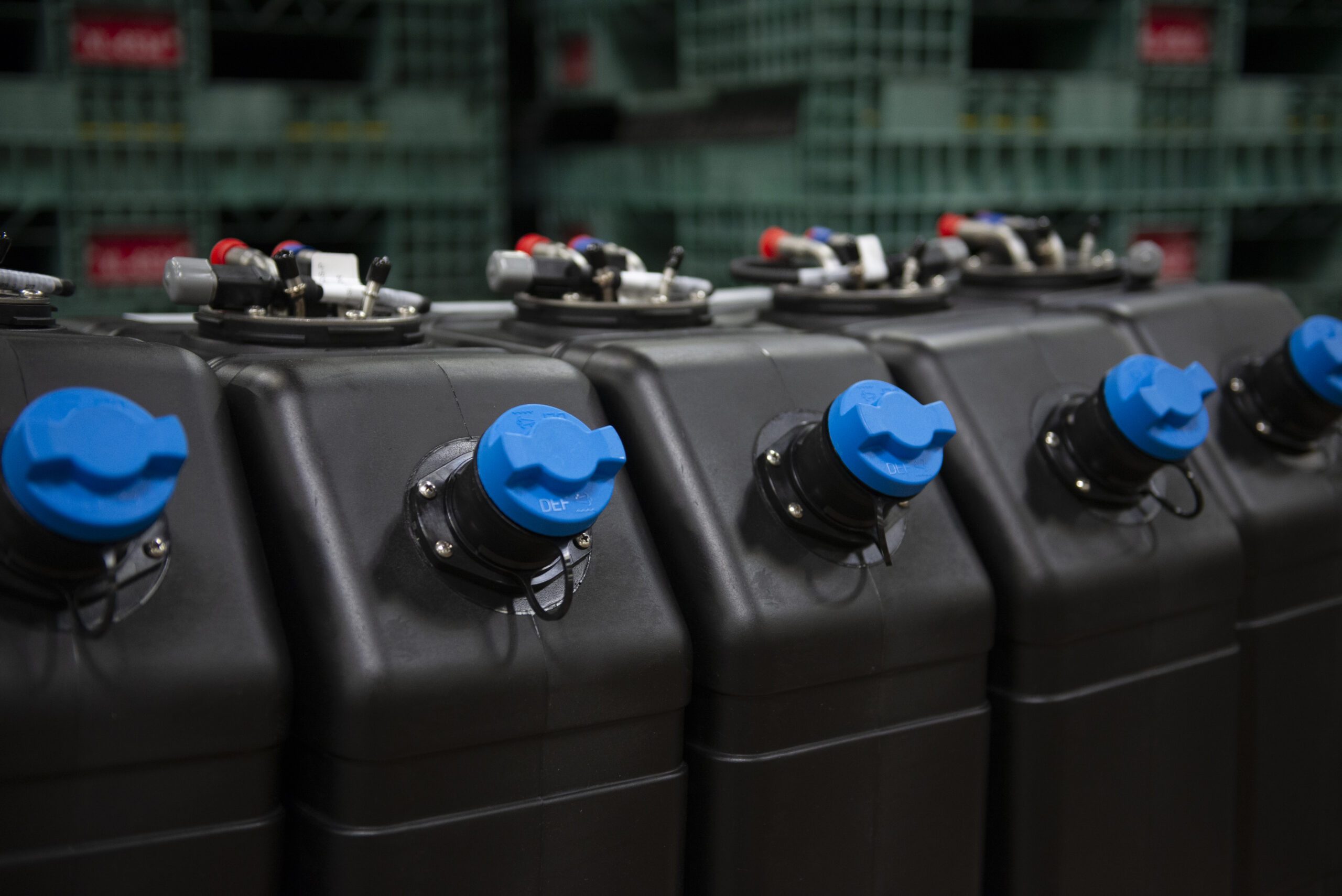 Multiple Rotomolded Diesel Fuel Tanks