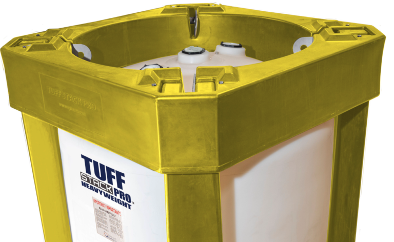 TUFF Stack Pro Heavyweight reusable IBC tote for high-pressure chemicals
