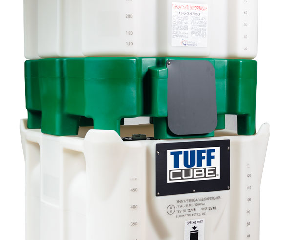TUFF Cube stackable IBC tote
