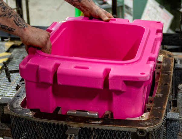 Custom rotationally molded products