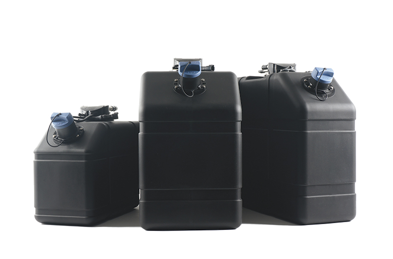 Fully integrated rotomolded DEF tank systems