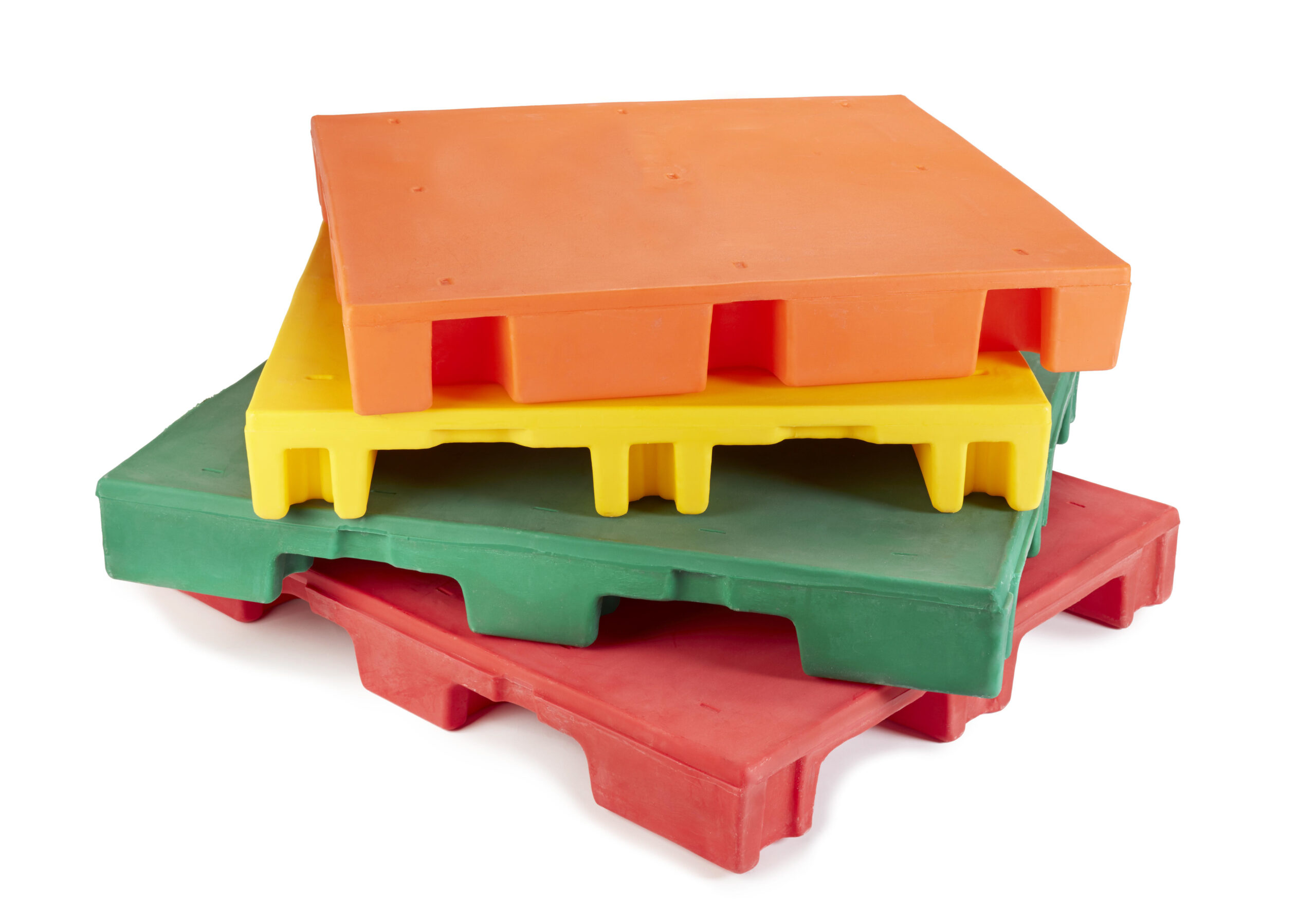 Rotomolded solid-wall pallets