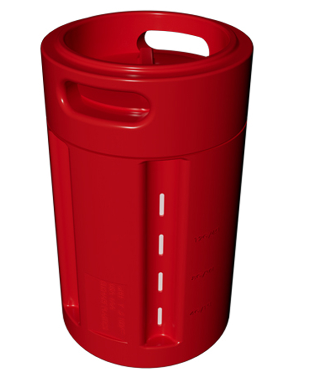 60L Composite Drum with fully replaceable liner