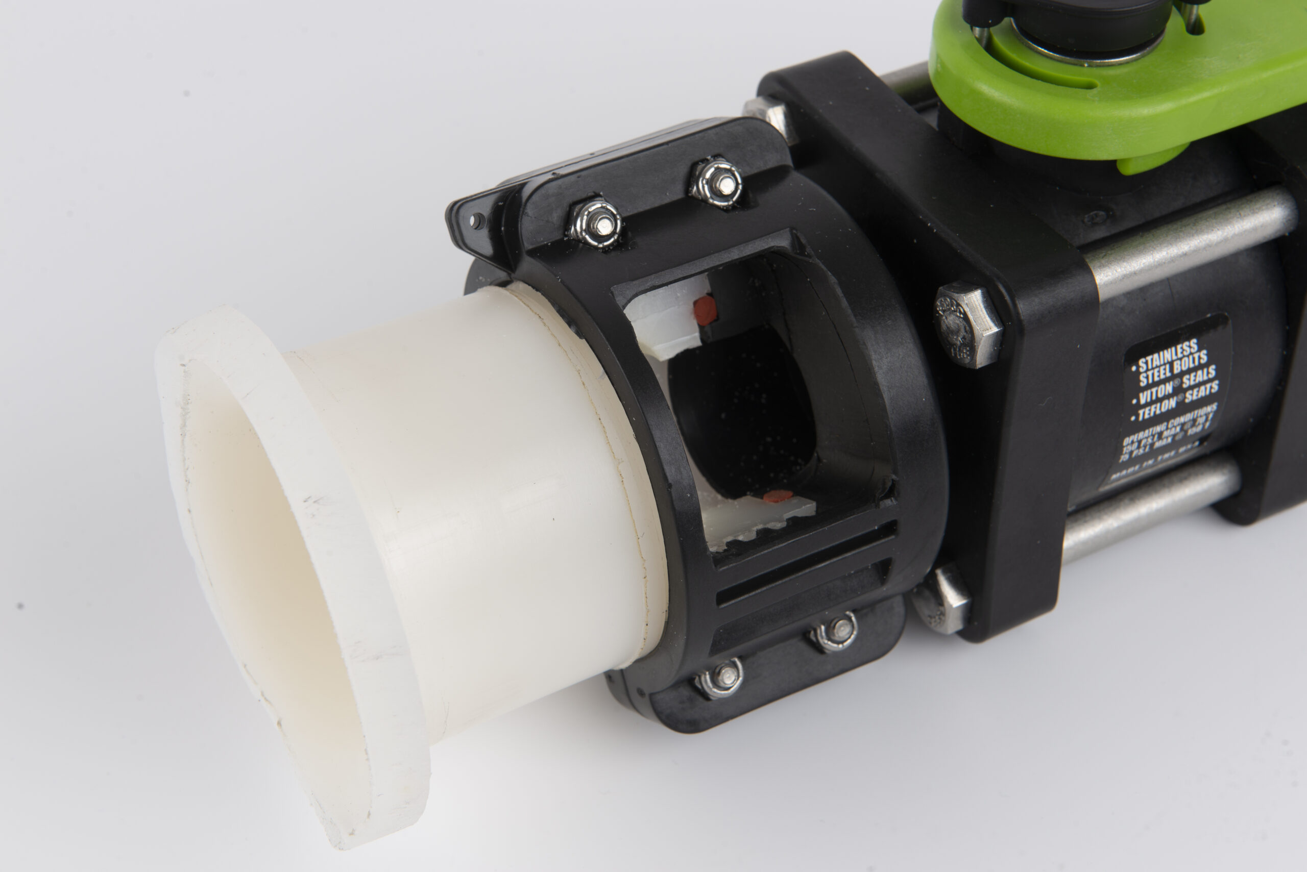Industrial IBC valve engineered for sanitary liquid dispensing