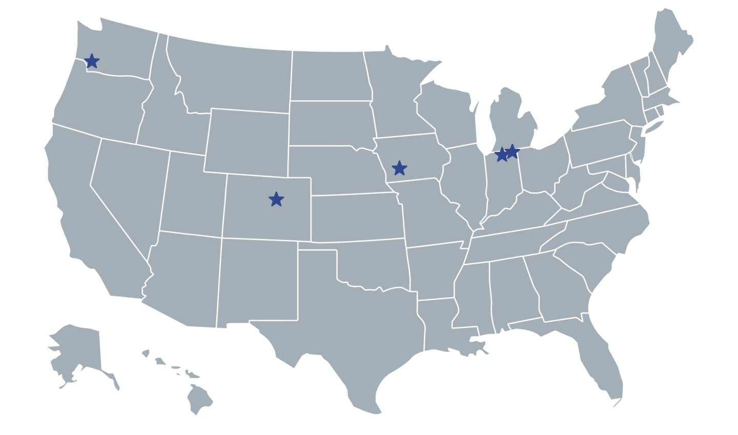U.S. map